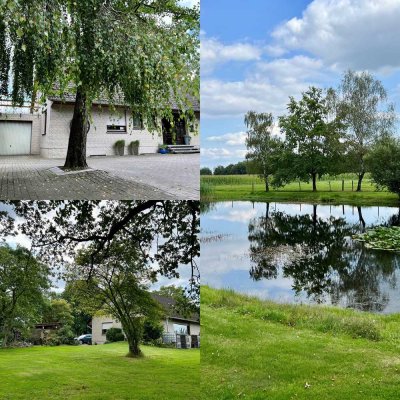 Einfamilienhaus idyllisch gelegen auf Traumgrundstück mit See in Wagenfeld