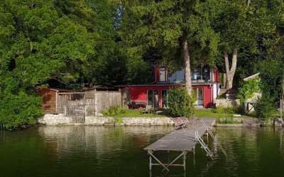 Möbliertes Atelierhaus am Pilsensee - Seezugang, Steg & Sauna von November bis Mai buchbar