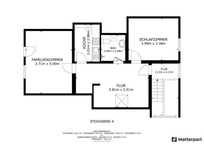 3-Zimmer-DG-Wohnung mit EBK in Östringen