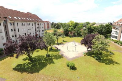 Wohnen mit Weitblick - Gemütliche 2-ZKB-Wohnung mit Dachterrasse & TG-Stellplatz in Mannheim-Schönau