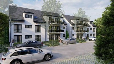 Neubau Energiesparwohnung mit Balkon, Fußbodenheizung, elektr. Rollladen, Wärmepumpe mit PV