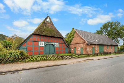 Idyllisches Grundstück mit abrissreifem Bauernhaus in gewachsener Lage von Loxstedt-Bexhövede