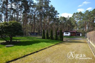 Sehr gepflegter Bungalow mit Garage auf liebevoll angelegtem Grundstück in Borkheide