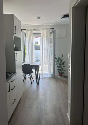 Neues 1-Zi.-Apartment mit Balkon und Küche möbliert