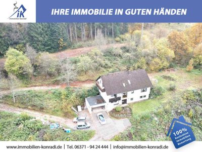 IK | Wiesbach: Perfekt für Mensch und Tier! Zweifamilienhaus mit großem Wald und Wiesengrundstück