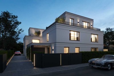 REPRÄSENTATIVES FAMILIEN-DOMIZIL I NEUBAU-STADTVILLA I SOLIS I TOP-Ausstattung