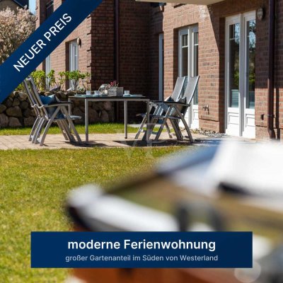 Moderne Ferienwohnung mit Gartenanteil in ruhiger Lage