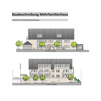 Residenz am Park- Neubau: Exklusive 2,5-Zimmer-Erdgeschosswohnung mit Terrasse in Bad Grönenbach