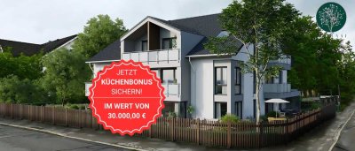 NEUBAU – Hochwertige 3-Zimmer-Dachgeschosswohnung mit 107 m² Gesamtfläche / INKL. KÜCHENGUTSCHEIN