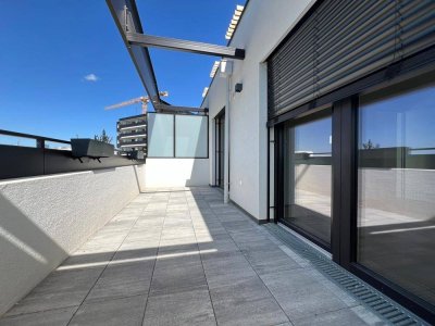 DACHGESCHOSS - Hofseitiger Neubau Erstbezug mit Terrasse und Ausblick