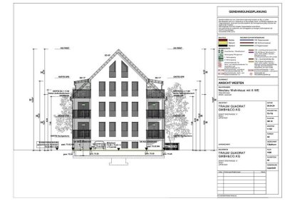 Wohnhausneubau KFW 55, Wohnung DG mit 130m2 Wfl Uhlandstraße 24 in Lippstadt NORD.