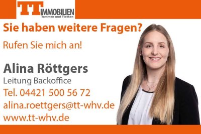 Günstige Dreiraumwohnung mit Kaminofen in Heppens!