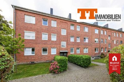 TT bietet an: Moderne und gepflegte Hochparterrewohnung mit Balkon in Altengroden!