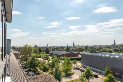 Traumhafter Blick über Lüneburg - Moderne Maisonette-Dachgeschosswohnung mit Loftcharakter.