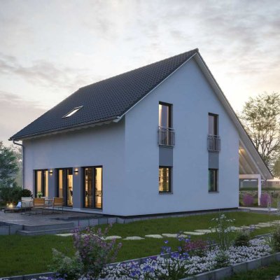 Durchdachte Architektur, nachhaltig gebaut, Top Grundstück  in Feldrandlage