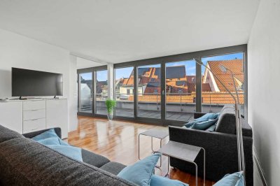 Exclusive, moderne Terrassenwohnung in der Altstadt mit Tiefgarage