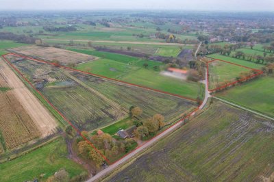 Einfamilienhaus in Alleinlage mit 5,3Ha Ackerland