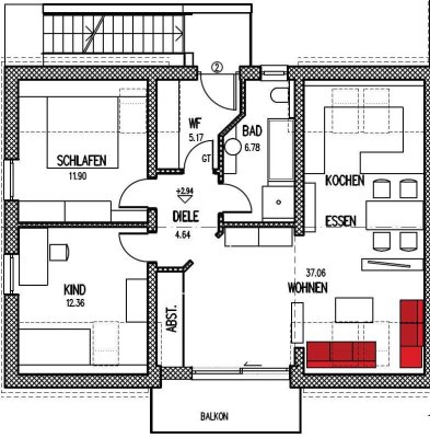 Wunderschöne lichtdurchflutete Neubau Dachgeschosswohnung mit Hobbyraum an der Grenze zu Eichenau