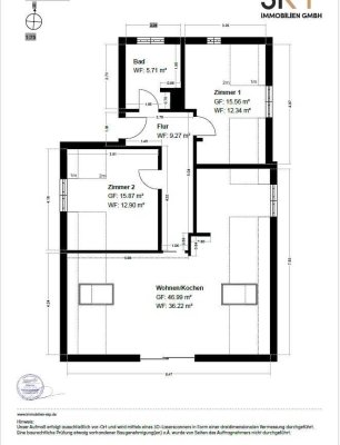 Erstbezug mit Balkon und Einbauküche: Stilvolle 3-Raum-DG-Wohnung mit geh. Innenausstattung