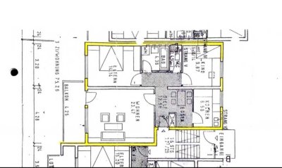 Modernisierte Wohnung mit drei Zimmern und Balkon in Immenstaad