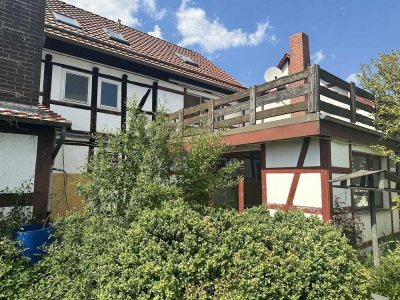 Sibbesse-Adenstedt: Sanierungsbedürftige Doppelhaushälfte mit Sauna, Balkon und Garage