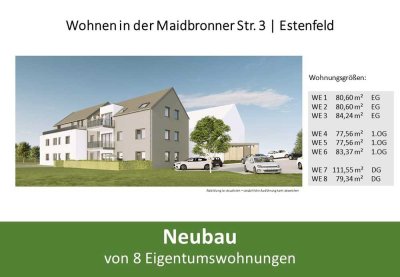 Neubau von 8 Wohneinheiten (WE4)