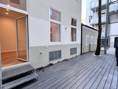 Hofseitige Terrassenwohnung in der Kaiserstraße