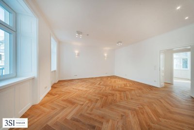 Heller 3-Zimmer-Erstbezug mit Balkon in revitalisierter Altbauliegenschaft nahe Kagraner Platz