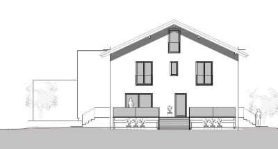 Neubau Reihenendhaus in Top-Lage von Holzkirchen