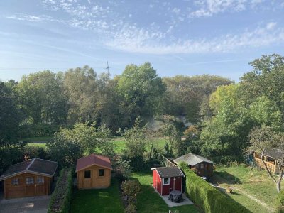 Mit Blick auf den "Blauen See"