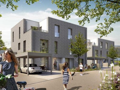 Neubau-Reiheneckhaus in Magstadt: Exklusiv mit Garten, Terrasse und Dachterrasse