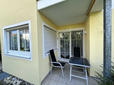 Gepflegte 2-Zimmer-Erdgeschosswohnung mit Terrasse und EBK in Bad Füssing