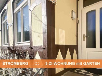 3-ZIMMER-WOHNUNG mit GARTEN   :::   BEST-LAGE in STROMBERG