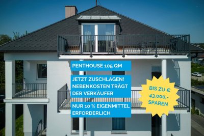 Leistbares Penthouse. Garage und Stellplatz inklusive. Nebenkosten trägt der Verkäufer.