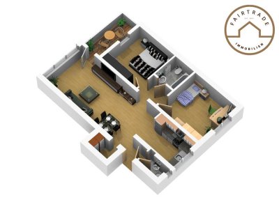 Lieben Sie den Blick ins Grüne? 3 Zimmer Wohnung / 78 m², Heidenheim