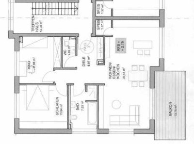 3-Zimmer Wohnung Baujahr 2016, zentral in Ulm Lehr, 1.OG