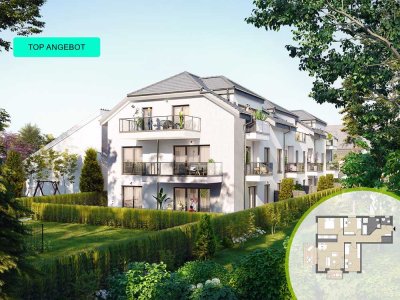 Neubau 4-Zimmer-Wohnung mit Blick in den Wald I provisionsfrei