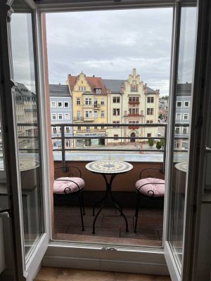 Hochwertig ausgestattete 2-Zimmer-Wohnung mit Balkon in zentraler Lage in Mittweida