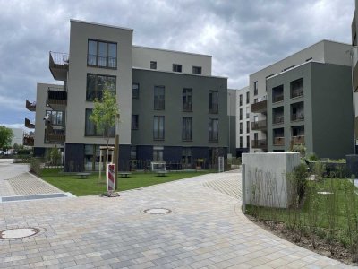 moderne 2-Zimmer Erdgeschosswohnung in zentraler Lage im Gutenbergkarreé mit eigenem Süd-Garten