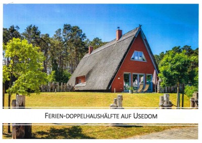 Reetgedecktes Ferienhaus im Seebad Loddin