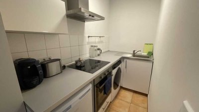 Wohnen auf Zeit ohne Provision: Möbliertes 1-Zimmer-Apartment mit Balkon in Prenzlauer Berg