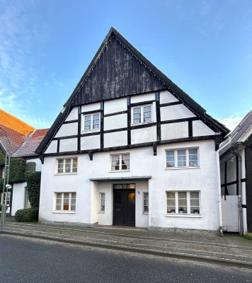 Zweigeschossiges Eichen-Fachwerkhaus in Wiedenbrücker Altstadt