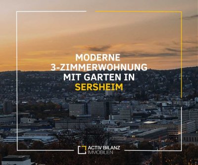 Moderne 3 - Zimmerwohnung in Sersheim mit Garten und Tiefgaragenstellplatz