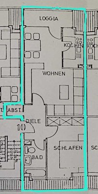 2 Zimmer Balkon in Vorst - St. Tönis