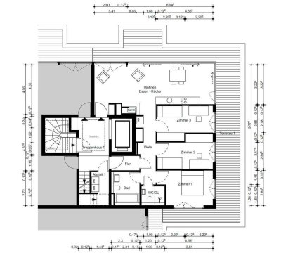 Elegantes Penthouse mit Dachterrasse – Sa. & So. Besichtigungen