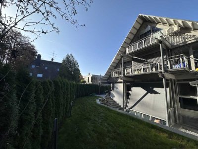 Maisonette-zum Rückbau in Doppelhaushälfte im exklusiven Alpen-Chalet-Stil