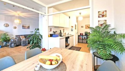 Geschmackvolle, modernisierte 2-Zimmer-Wohnung mit Balkon und Einbauküche in Bayreuth