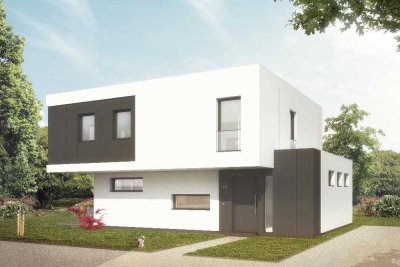 Individuell geplantes Einfamilienhaus mit Wärmepumpe