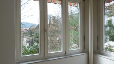 Ansprechende 2,5-Zimmer-Maisonette-Wohnung, Küche, Bad, Abstell mit Terrasse in Neckarsteinach