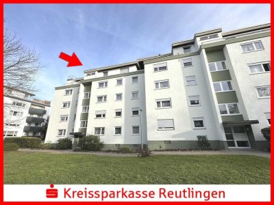 Vermietete 3,5 Zimmerwohnung mit Dachterrasse und Blick auf die Weinberge